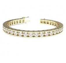 Natural Diamond Bracelets 9.00 CT / 27.2 gm Gold