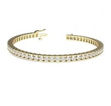 Natural Diamond Bracelets 3.99 CT / 17.85 gm Gold