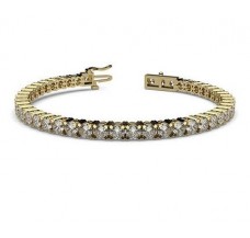 Natural Diamond Bracelets 5.72 CT / 14.38 gm Gold