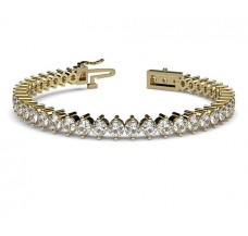 Natural Diamond Bracelets 8.64 CT / 21.2 gm Gold