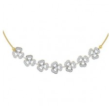Diamond Necklace 1.58 CT / 14.86 gm Gold