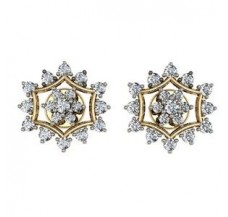 Diamond Earrings 1.1 CT / 10.68 gm Gold