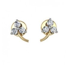 Diamond Earrings 0.30 CT / 1.94 gm Gold