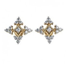 Diamond Earrings 0.84 CT /  5.33 gm Gold