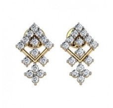 Diamond Earrings 0.59 CT /  3.18 gm Gold