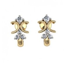 Diamond Earrings 0.27 CT / 2.60 gm Gold