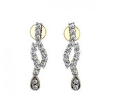 Diamond Earrings 0.96 CT / 2.61 gm Gold