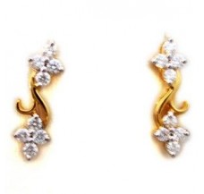 Diamond Earrings 0.40 CT / 3.47 gm Gold