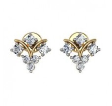 Diamond Earrings 0.33 CT / 2.43 gm Gold