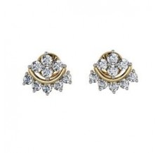 Diamond Earrings 0.41 CT / 2.62 gm Gold