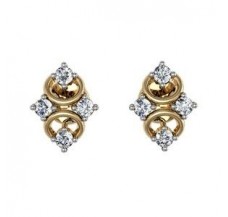 Diamond Earrings 0.20 CT / 2.76 gm Gold