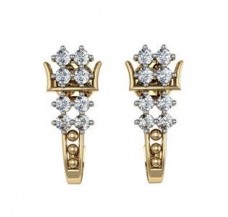 Diamond Earrings 0.40 CT / 3.72 gm Gold