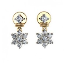 Diamond Earrings 0.43 CT / 6.31 gm Gold