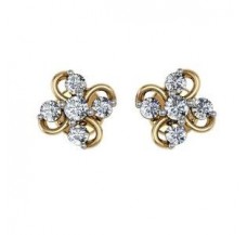 Diamond Earrings 0.34 CT / 4.73 gm GOLD