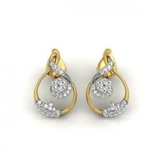 Diamond Earrings 0.89 CT / 8 gm Gold