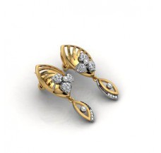 Diamond Earrings 0.75 CT / 9 gm Gold