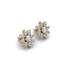 Diamond Earrings 0.57 CT / 3.30 gm Gold