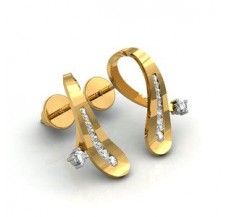 Diamond Earrings 0.46 CT /  3.2 gm Gold