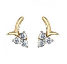 Diamond Earrings 0.27 CT / 1.94 gm Gold