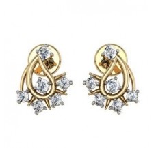 Diamond Earrings 0.22 CT / 4.96 gm GOLD