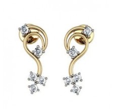 Diamond Earrings 0.27 CT / 3.25 gm GOLD