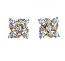 Diamond Earrings 1.24 CT /  6.95 gm Gold