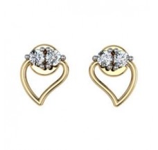Diamond Earrings 0.12 CT / 3.13 gm GOLD