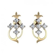 Diamond Earrings 0.76 CT / 6.85 gm Gold