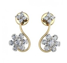 Diamond Earrings 0.60 CT / 4.48 gm Gold