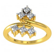 Natural Diamond Ring 0.36 CT / 4.09 gm Gold