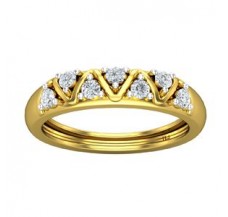 Natural Diamond Ring for Men 0.42 CT / 4.35 gm Gold 