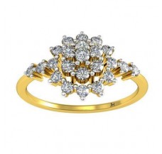 Natural Diamond Ring 0.40 CT / 2.30 gm Gold