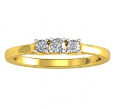 Natural Diamond Ring 0.16 CT / 2.42 gm Gold
