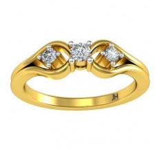 Natural Diamond Ring 0.155 CT / 3.05 gm Gold