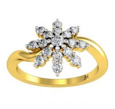 Natural Diamond Ring 0.41 CT / 2.85 gm Gold