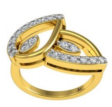 Natural Diamond Ring 0.35 CT / 4.27 gm Gold