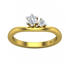 Natural Diamond Ring 0.26 CT / 3.00 gm Gold