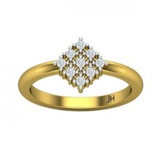 Natural Diamond Ring 0.18 CT / 3.30 gm Gold