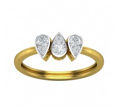 Natural Diamond Ring 0.207 CT / 2.40gm Gold
