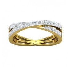 Natural Diamond Ring 0.405 CT / 3.37 gm Gold