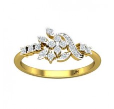 Natural Diamond Ring 0.30 CT / 2.39 gm Gold