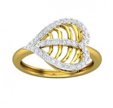 Natural Diamond Ring 0.32 CT / 3.10 gm Gold