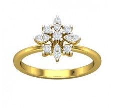 Natural Diamond Ring 0.28 CT / 3.00 gm Gold