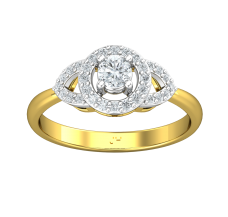 Natural Diamond Ring 0.39 CT / 2.70 gm Gold