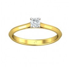 Natural Diamond Ring 0.19 CT / 2.05 gm Gold
