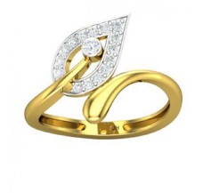 Natural Diamond Ring 0.23 CT / 1.80 gm Gold