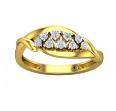 Natural Diamond Ring 0.20 CT / 3.00 gm Gold