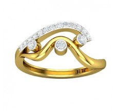 Natural Diamond Ring 0.24 CT / 3.00 gm Gold