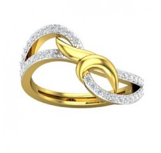 Natural Diamond Ring 0.35 CT / 2.70 gm Gold