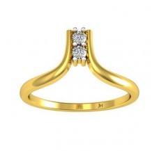 Natural Diamond Ring 0.08 CT / 2.04 gm Gold